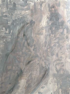 Jack Meanwell Original Abstract Acrylic Painting Personal Estate #1111